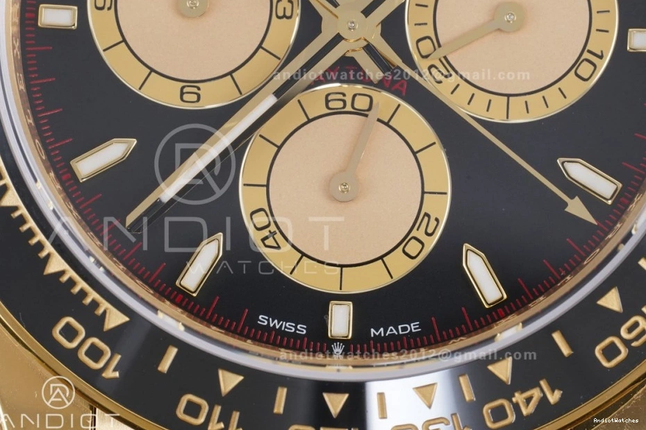 Edition VS4131 Black (Weighted) Dial V2 809 Best Durable Strap YG 1:1 126518 Oysterflex Daytona on VSF 0516